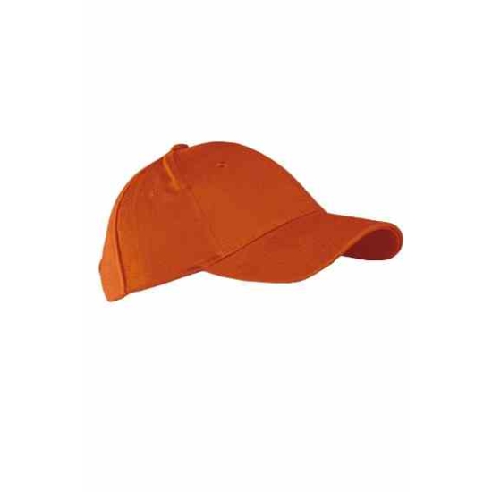 CZAPKA 6P BAWEŁNA OR